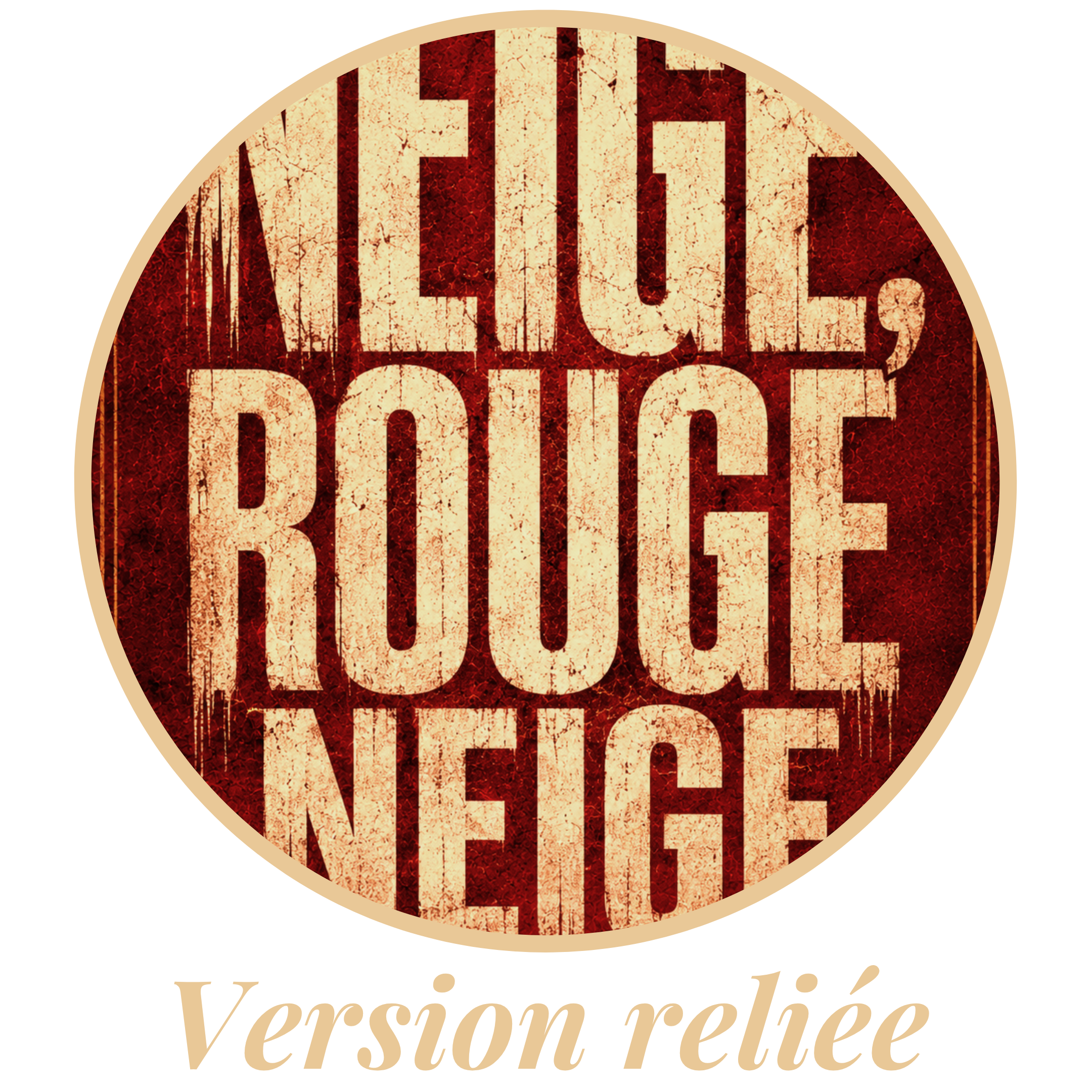 neige, rouge neige relie